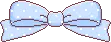 blue bow 