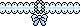 blue bow & lace