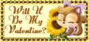 Will U B My Valentine? - Cute Squirrel