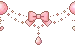 pink bow and beads