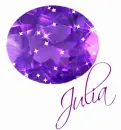 February birthstone-Julia
