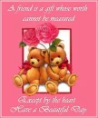 two bears with roses