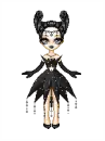 pixie in black