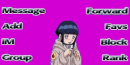 hinata contact table