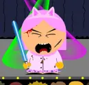 A wierd south park person.