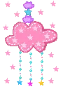 Pink Cloud and Stars