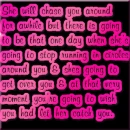 She will only chase for so long (Black)