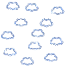 blue clouds