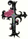 glitter cross