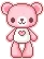 pink kawaii bear