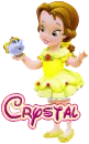 crystal, baby belle
