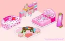 my pinky kitty bedroom