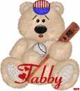 Baseball Bear With The Name Tabby