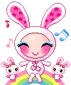 dancing bunny