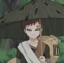 Gaara in the rain