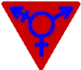 Transgender Symbol - Red
