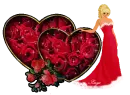 Doll with Rose Hearts