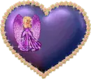Doll in Purple Heart