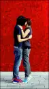 kissing couple 