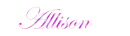 Name-Allison