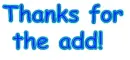 Thank for the add!