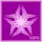 Purple Snowflake- Sara