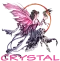 Fairy holding Dragon with Crystal