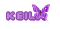 Keila purple butterfly
