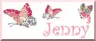 jenny pink butterflies