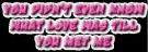 you didn't know what love was