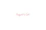 August's Girl