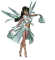 Sparkling Fairy with Flowers - Titania