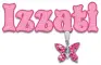 pink necklace izzati