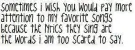 To Scared To Say