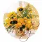 Vase of Sunflowers in Circle (with sparkles)- Mandy