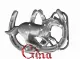 Horseshoes with Horse (glitter & sparkles)- Gina