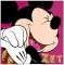 Mickey Mouse Head Shot (glitter)- Zet