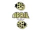 yellow traveling ladybugs april