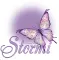 Purple Butterfly Bling Stormi
