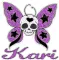 Butterfly Skull with Kari