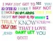 i may not....