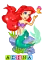 little mermaid disney doll-Adina