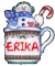 MUG WITH SNOWMAN