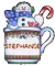 MUG WITH SNOWMAN