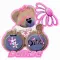Diva bear with Denise name