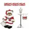 Xmas bear with pole with Tiff name