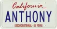 ANTHONY CALIFORNIA