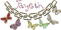 fayeth's butterfly charms