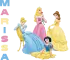 Marissa with Princesses