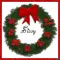 Christmas Wreath with the name Sissy